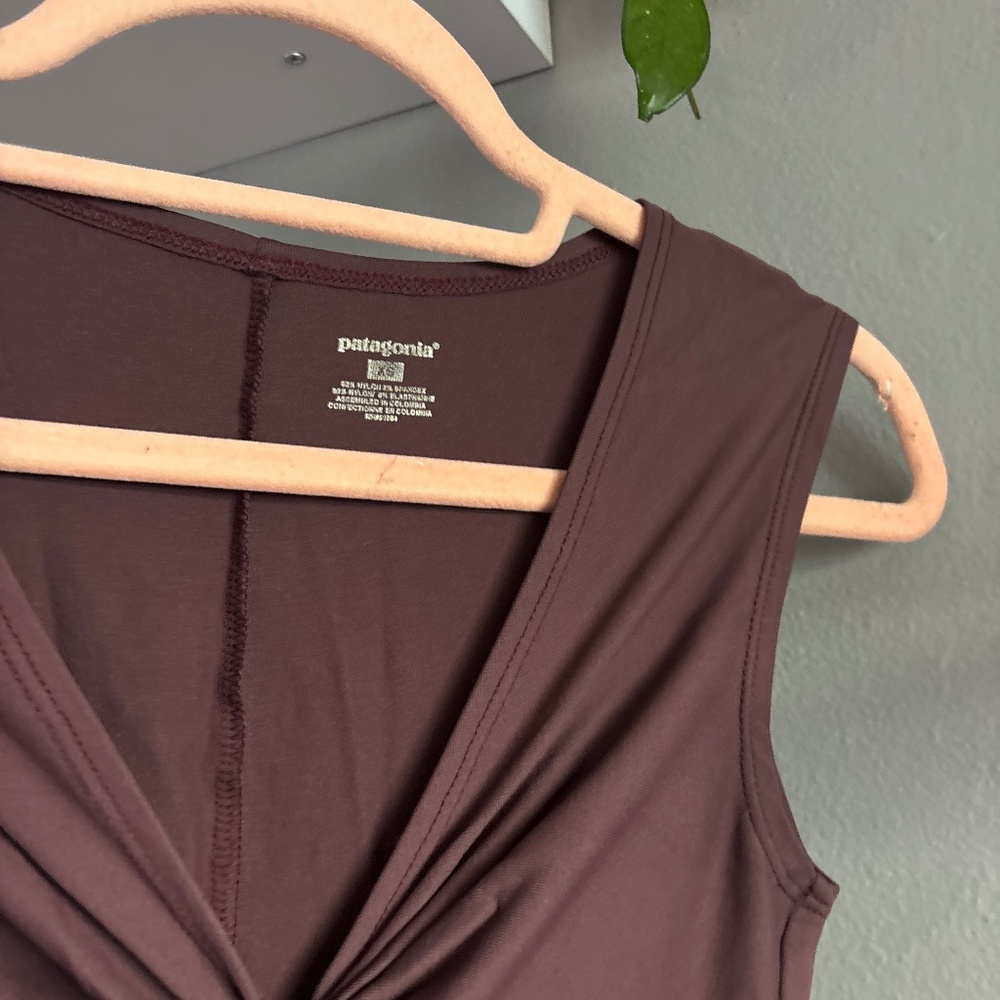 Patagonia Bandha Dress XS Burgundy Plum